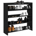 Pantofar, negru, 80x25x81 cm, lemn prelucrat - WALTI WALTI