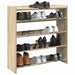 Pantofar, stejar sonoma, 80x25x81 cm, lemn prelucrat - WALTI WALTI