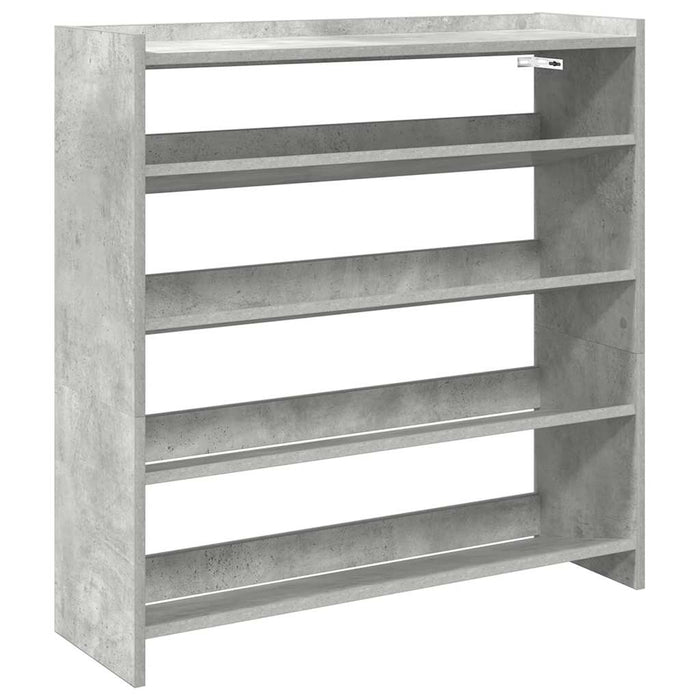 Pantofar, gri beton, 80x25x81 cm, lemn prelucrat - WALTI WALTI