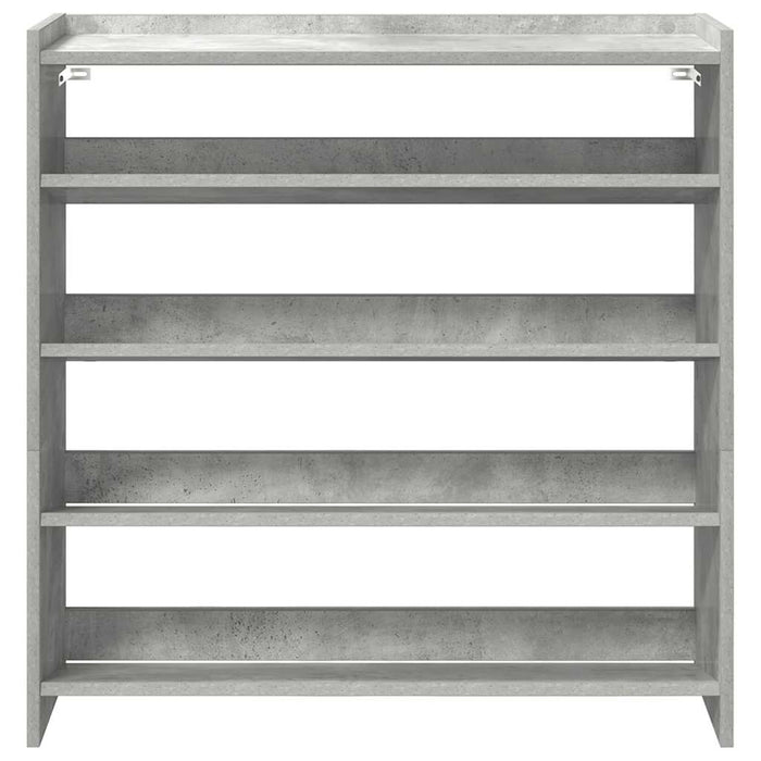 Pantofar, gri beton, 80x25x81 cm, lemn prelucrat - WALTI WALTI
