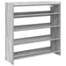 Pantofar, gri sonoma, 80x25x81 cm, lemn compozit - WALTI WALTI