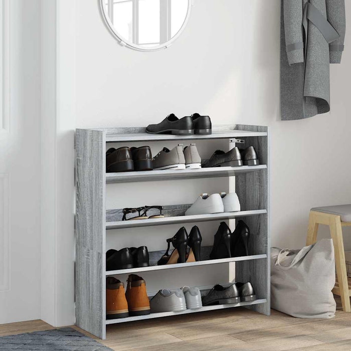 Pantofar, gri sonoma, 80x25x81 cm, lemn compozit - WALTI WALTI