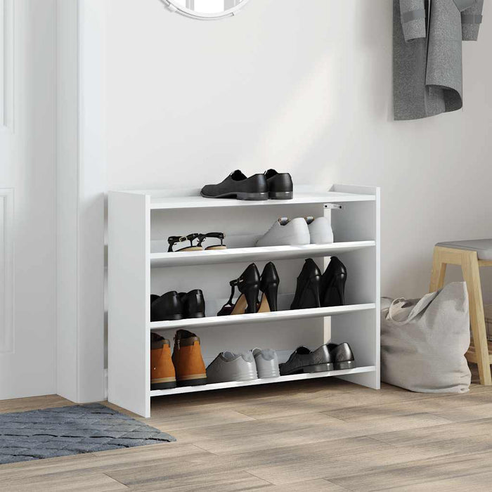 Pantofar, alb, 80x25x62 cm, lemn prelucrat - WALTI WALTI