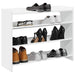 Pantofar, alb, 80x25x62 cm, lemn prelucrat - WALTI WALTI