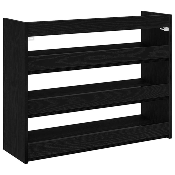 Pantofar, negru, 80x25x62 cm, lemn prelucrat WALTI
