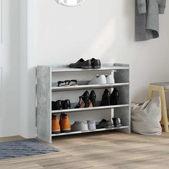 Pantofar, gri beton, 80x25x62 cm, lemn prelucrat WALTI