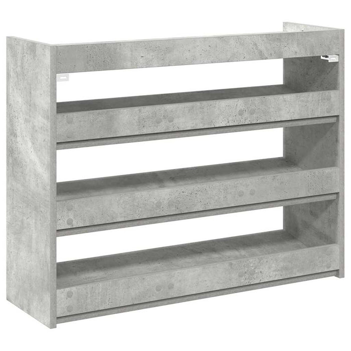 Pantofar, gri beton, 80x25x62 cm, lemn prelucrat WALTI