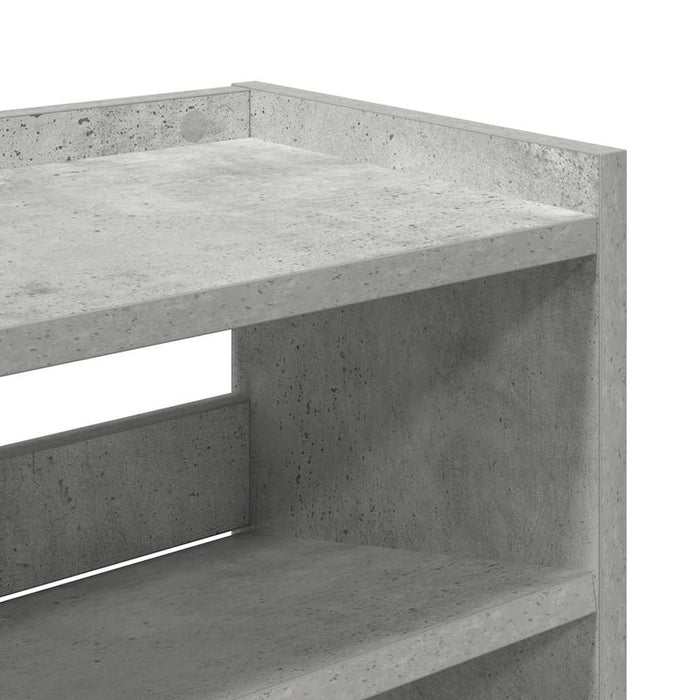 Pantofar, gri beton, 80x25x62 cm, lemn prelucrat WALTI