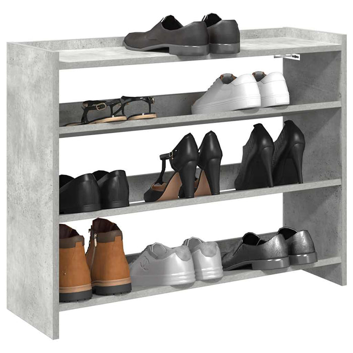 Pantofar, gri beton, 80x25x62 cm, lemn prelucrat WALTI