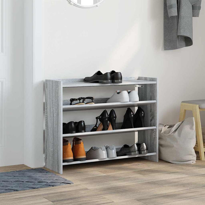 Pantofar, gri sonoma, 80x25x62 cm, lemn compozit WALTI