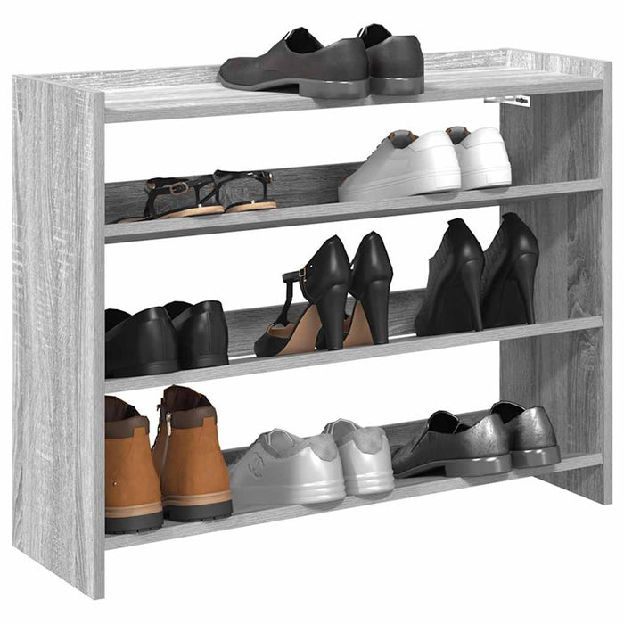 Pantofar, gri sonoma, 80x25x62 cm, lemn compozit WALTI