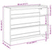 Pantofar, stejar artizanal, 80x25x62 cm lemn prelucrat - WALTI WALTI