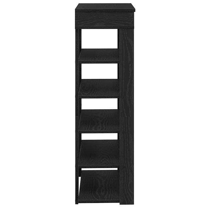Suport pantofi, negru, 60x30x98 cm, lemn prelucrat - WALTI WALTI