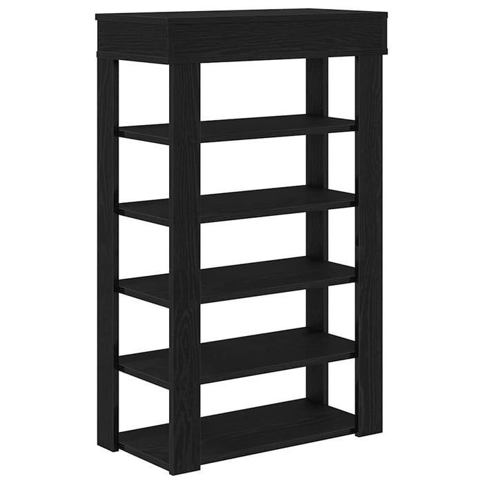 Suport pantofi, negru, 60x30x98 cm, lemn prelucrat - WALTI WALTI