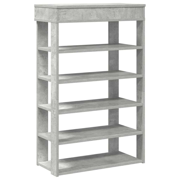 Pantofar, gri beton, 60x30x98 cm, lemn prelucrat - WALTI WALTI