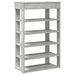 Pantofar, gri beton, 60x30x98 cm, lemn prelucrat - WALTI WALTI