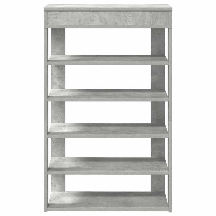 Pantofar, gri beton, 60x30x98 cm, lemn prelucrat - WALTI WALTI