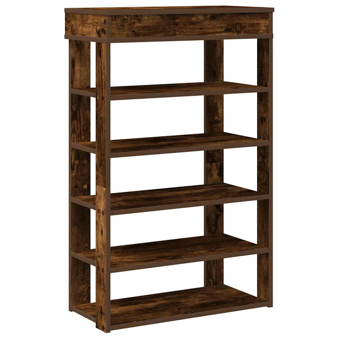 Pantofar, stejar fumuriu, 60x30x98 cm, lemn prelucrat - WALTI WALTI