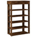Pantofar, stejar fumuriu, 60x30x98 cm, lemn prelucrat - WALTI WALTI