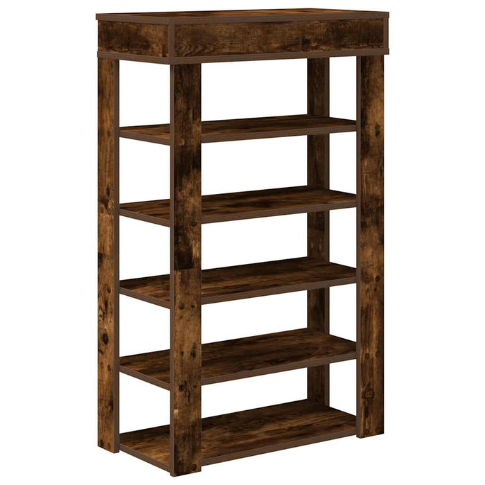 Pantofar, stejar fumuriu, 60x30x98 cm, lemn prelucrat - WALTI WALTI