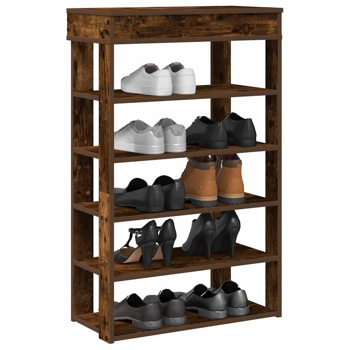 Pantofar, stejar fumuriu, 60x30x98 cm, lemn prelucrat - WALTI WALTI