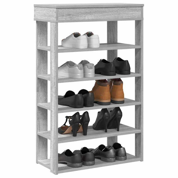 Pantofar, gri sonoma, 60x30x98 cm, lemn prelucrat - WALTI WALTI
