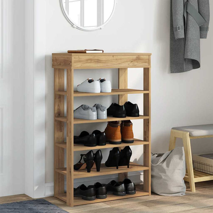 Pantofar, stejar artizanal, 60x30x98 cm lemn prelucrat - WALTI WALTI