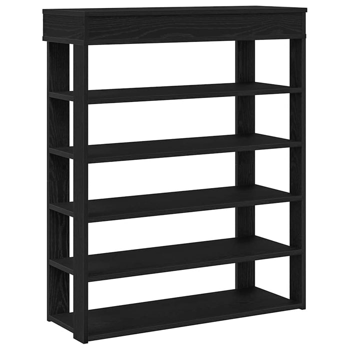 Suport pantofi, negru, 80x30x98 cm, lemn prelucrat - WALTI WALTI