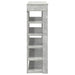 Pantofar, gri beton, 80x30x98 cm, lemn prelucrat - WALTI WALTI