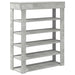 Pantofar, gri beton, 80x30x98 cm, lemn prelucrat - WALTI WALTI