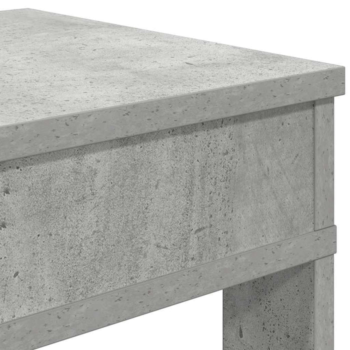 Pantofar, gri beton, 80x30x98 cm, lemn prelucrat - WALTI WALTI