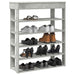 Pantofar, gri beton, 80x30x98 cm, lemn prelucrat - WALTI WALTI
