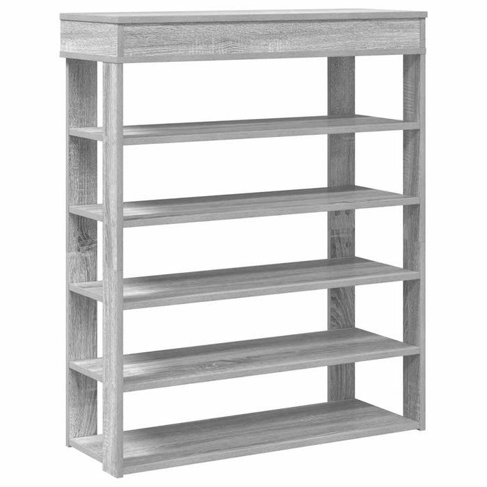 Pantofar, gri sonoma, 80x30x98 cm, lemn prelucrat - WALTI WALTI