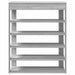 Pantofar, gri sonoma, 80x30x98 cm, lemn prelucrat - WALTI WALTI