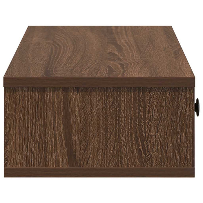 Raft de perete cu sertare Stejar maro 60x28x15cm lemn prelucrat WALTI