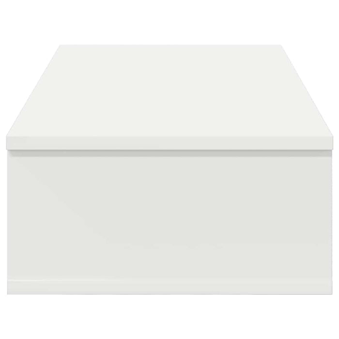 Raft de perete cu sertare, alb, 80x34x17 cm, lemn prelucrat WALTI