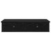 Raft de perete cu sertare negru 80x31x17 cm lemn prelucrat - WALTI WALTI