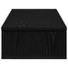 Raft de perete cu sertare negru 80x31x17 cm lemn prelucrat - WALTI WALTI