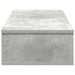 Raft de perete cu sertare Gri beton 80x31x17 cm Lemn prelucrat - WALTI WALTI