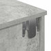Raft de perete cu sertare Gri beton 80x31x17 cm Lemn prelucrat - WALTI WALTI