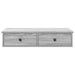 Raft de perete cu sertare Gri Sonoma 80x31x17 cm Lemn prelucrat - WALTI WALTI