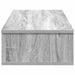 Raft de perete cu sertare Gri Sonoma 80x31x17 cm Lemn prelucrat - WALTI WALTI