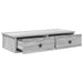 Raft de perete cu sertare Gri Sonoma 80x31x17 cm Lemn prelucrat - WALTI WALTI