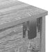 Raft de perete cu sertare Gri Sonoma 80x31x17 cm Lemn prelucrat - WALTI WALTI