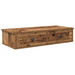 Raft de perete cu sertare Lemn vechi 80x31x17 cm Lemn prelucrat - WALTI WALTI