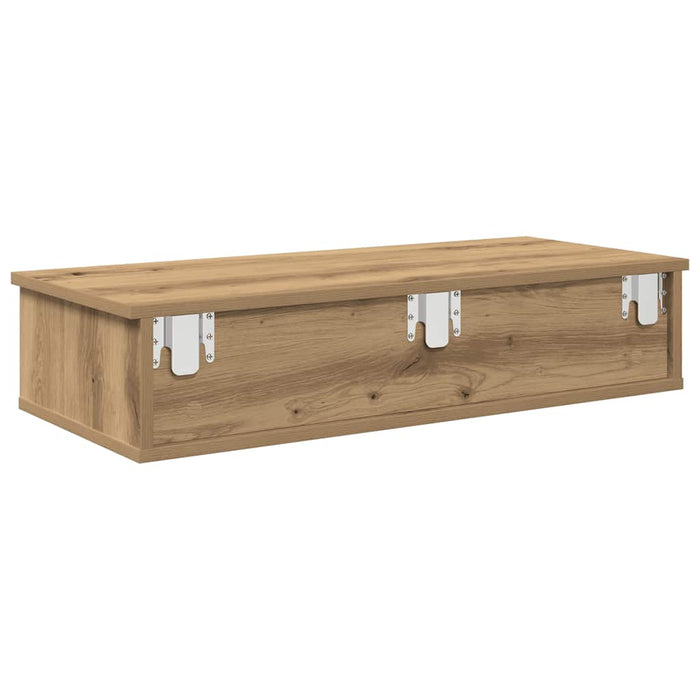 Raft de perete cu sertare Stejar artizanal Lemn prelucrat - WALTI WALTI