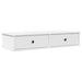 Raft de perete cu sertare, alb, 100x37,5x19 cm, lemn prelucrat - WALTI WALTI