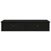 Raft de perete cu sertare negru 100x37,5x19 cm lemn prelucrat - WALTI WALTI
