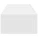 Raft de perete cu sertare, alb, 60x26,5x15 cm, lemn prelucrat - WALTI WALTI