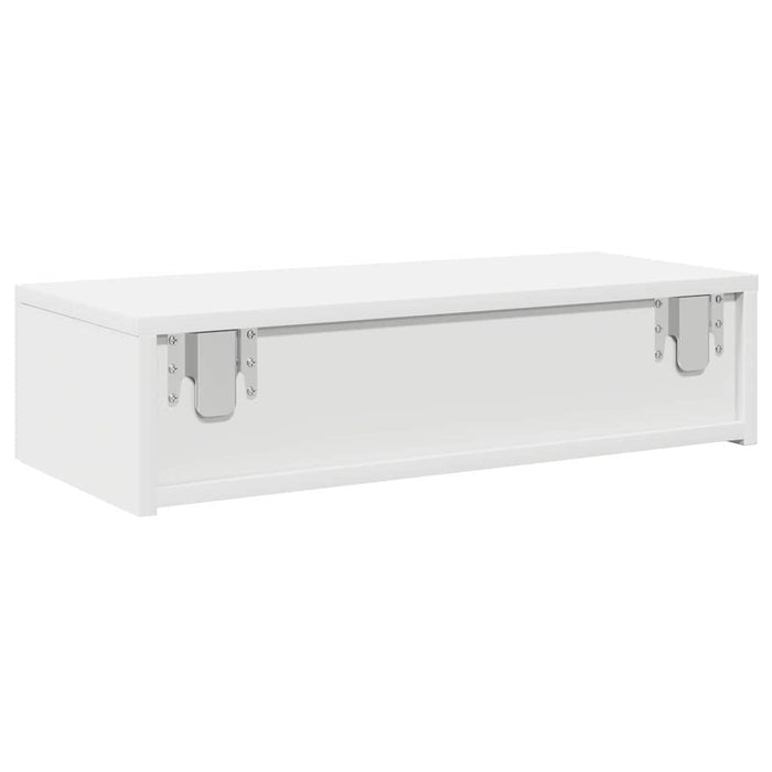 Raft de perete cu sertare, alb, 60x26,5x15 cm, lemn prelucrat - WALTI WALTI